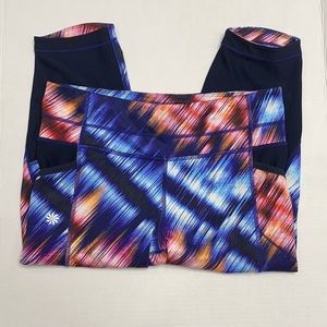 Athleta Multicolored Cropped leggings Size S